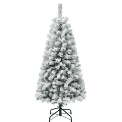 New 4.5 ft. Acacia Flocked Tree Full|Unlit