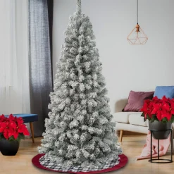 Sale 6 ft. Acacia Flocked Tree Full|Unlit