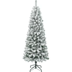 Hot 6 ft. Acacia Medium Flocked Tree Medium|Unlit