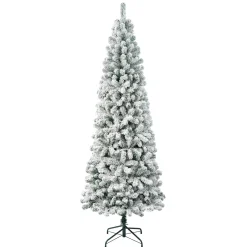 7.5 ft. Acacia Medium Flocked Tree Medium|Unlit