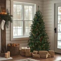 Best 6 ft. Acacia Tree with Multicolor Lights Pre-Lit|Full