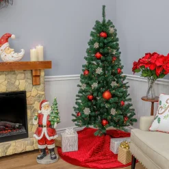 Best 6 ft. Acacia Tree with Multicolor Lights Pre-Lit|Full