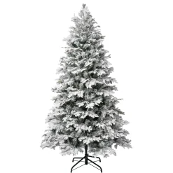 New 7.5 ft. Acacius Snowy Tree Full|Unlit