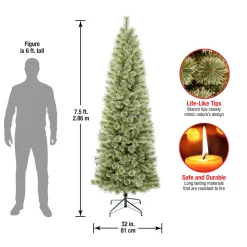 Best 7.5 ft. Arcadia Pine Cashmere Slim Tree Slim|Unlit