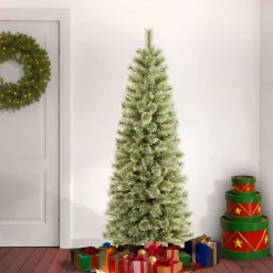Discount 6 ft. Arcadia Pine Cashmere Slim Tree Slim|Unlit