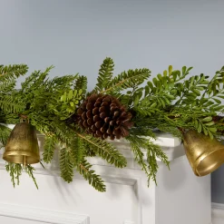 6 ft. Christmas Bells Pine Garland 3-6 Feet Christmas Garlands