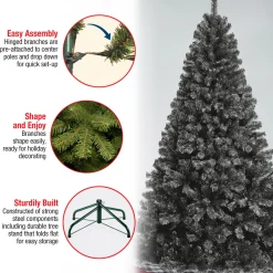 Discount 7.5 ft. Color Pop Black Tree Full|Unlit