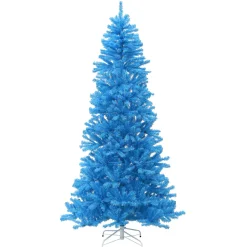 Sale 7.5 ft. Colored Trees Blue Tree Full|Unlit