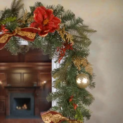 Outlet 6 ft. Decorated Garland 3-6 Feet Christmas Garlands|Unlit Christmas Garlands