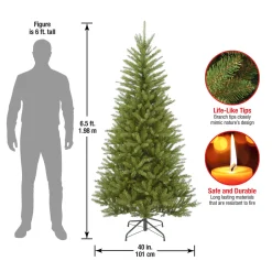 New 6.5 ft. Dunhill Fir Slim Tree Slim|Unlit