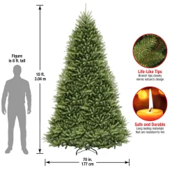 Hot 10 ft. Dunhill Fir Tree Full|Unlit