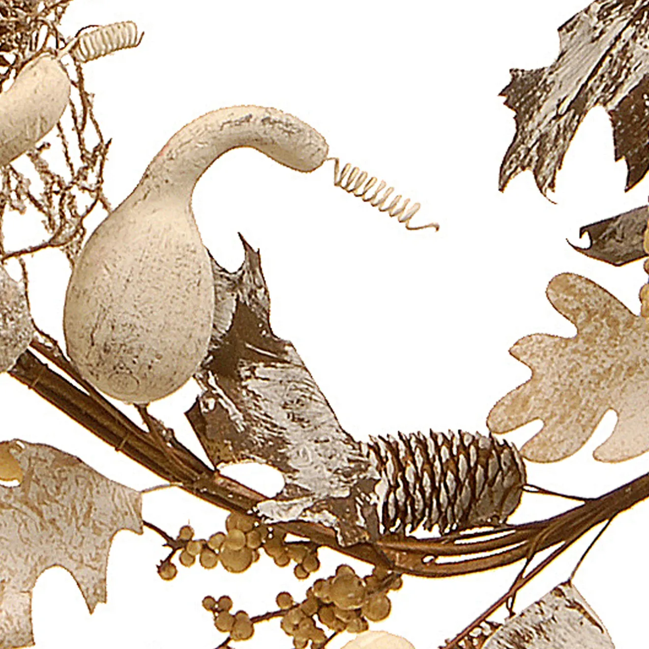 Hot 6 ft. Fall Garland with Pumpkins, Gourds, Maple Leaves, Pinecones, Berry Clusters Garlands