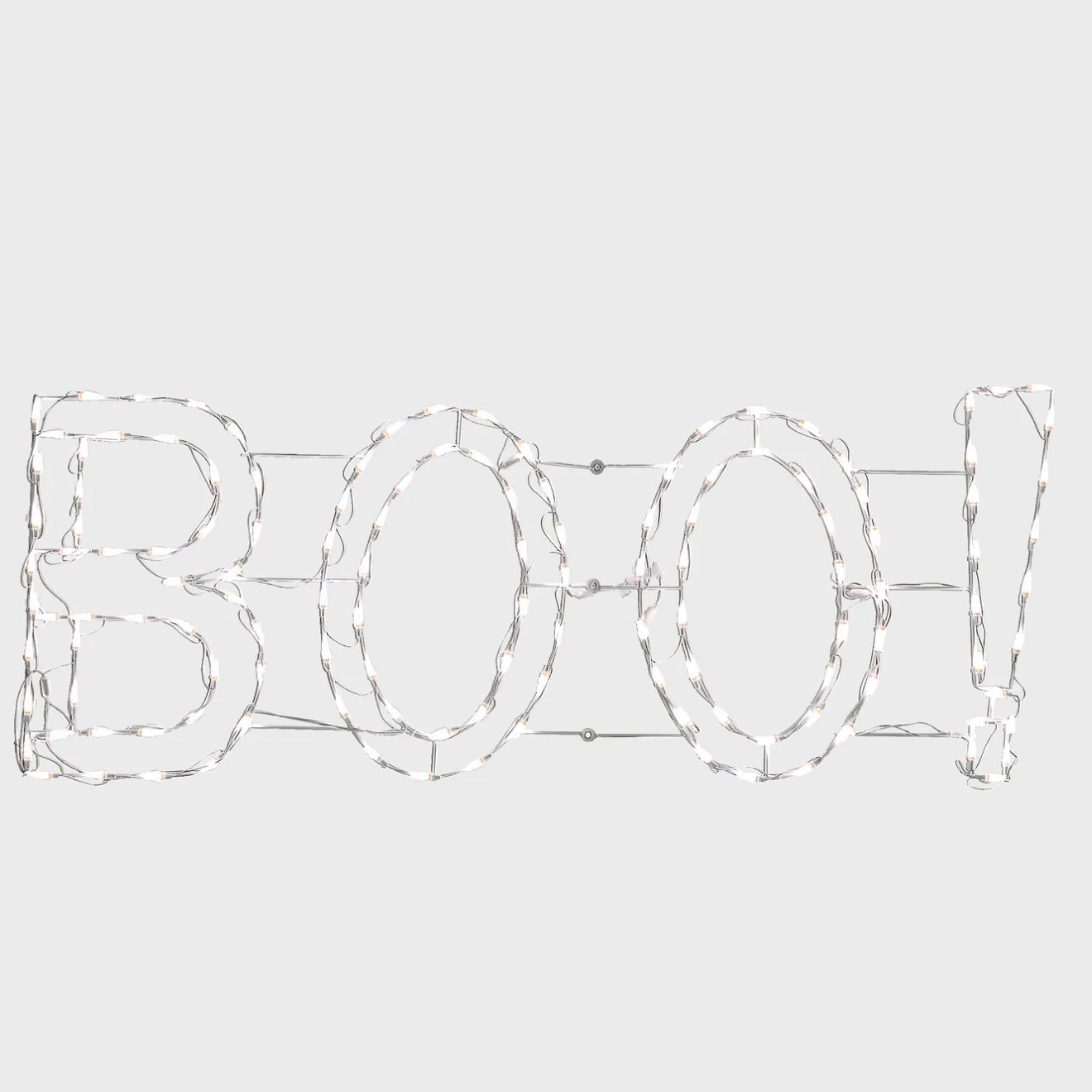 Hot 5 ft. Halloween BOO Sign Lighted Sign Decoration with LED Lights Sign Decorations