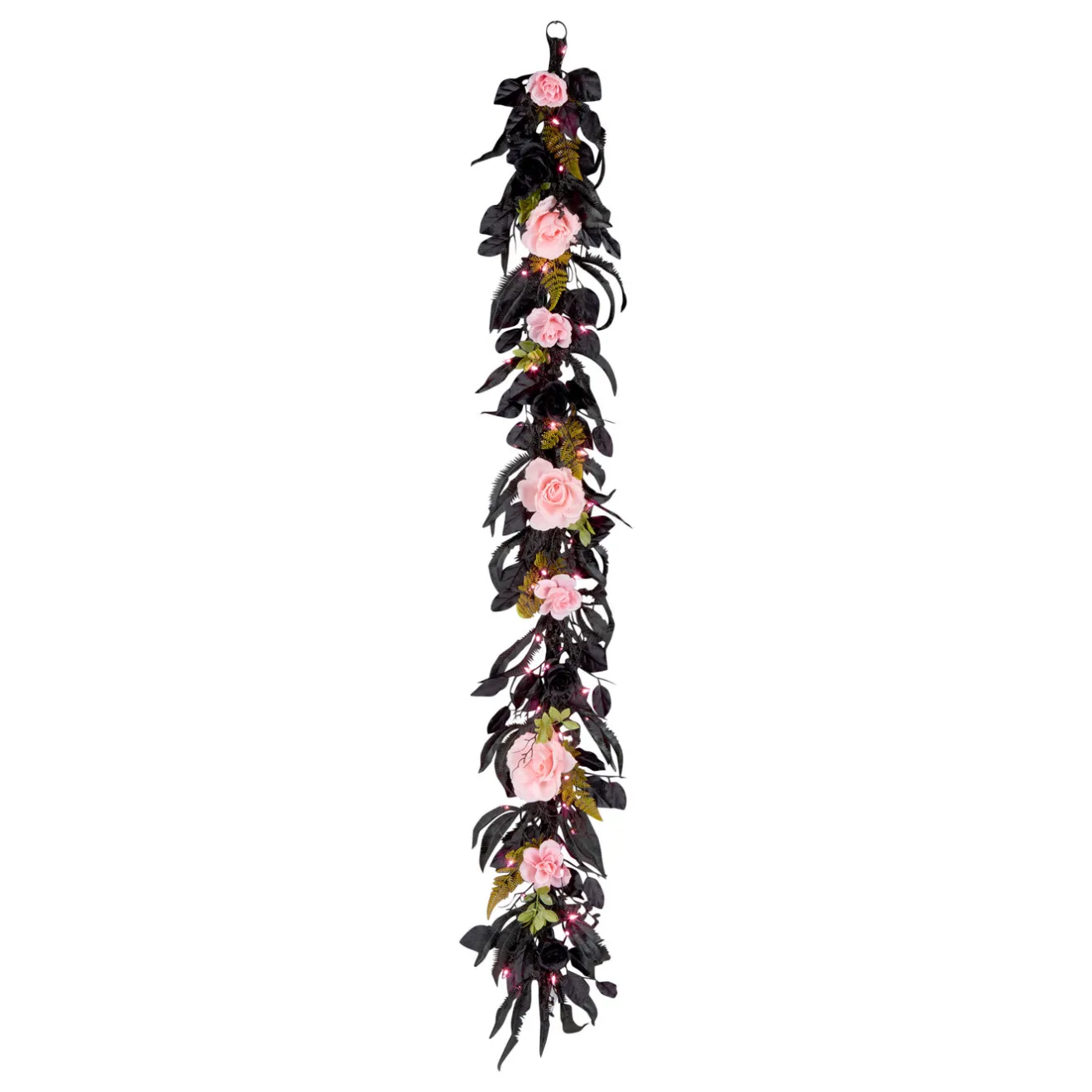 Best 6 ft. Halloween Cute and Creep Garland with LED Lights Garlands