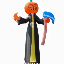 Best 20 ft. Halloween Pumkin Reaper Inflatable Decoration with LED Lights Inflatable Decorations