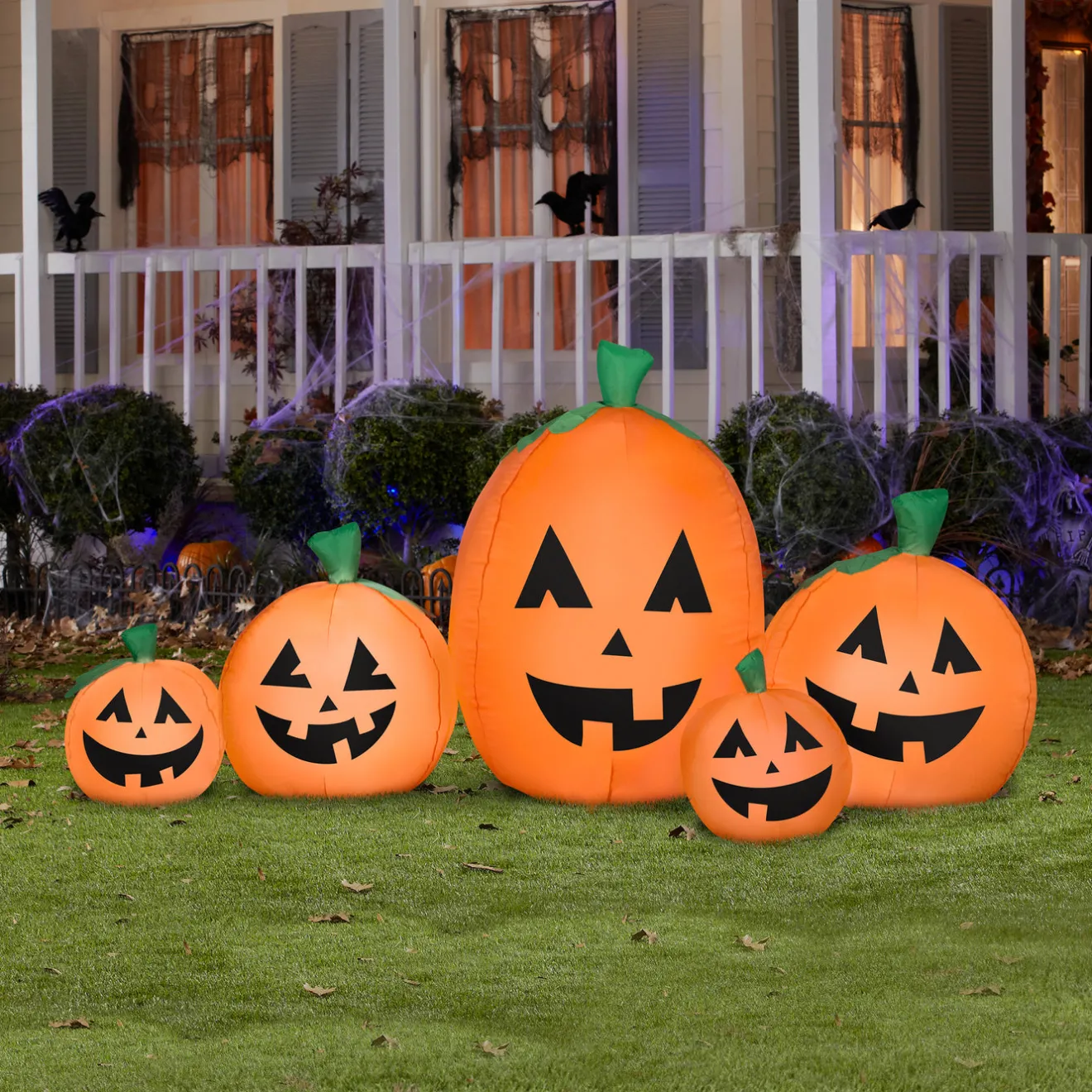 7 ft. Halloween Pumpkin Patch Airblown Inflatable Decoration Inflatable Decorations