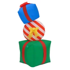 New 6 ft. Inflatable Blow Up Giftbox Combination Inflatable Decorations