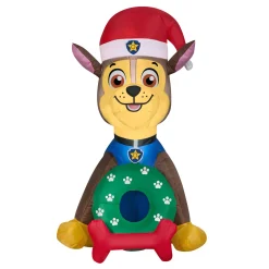 Hot 3 ft. Inflatable Chase from Paw Patrol with LED Lights Inflatable Decorations