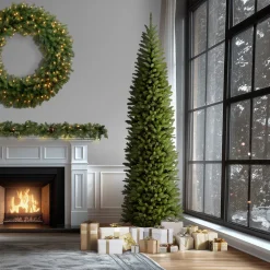 New 12 ft. Kingswood Fir Pencil Slim Tree Pencil Slim|Unlit