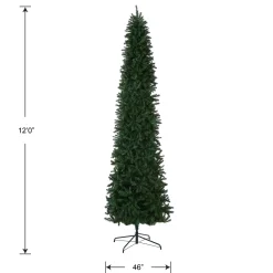 New 12 ft. Kingswood Fir Pencil Slim Tree Pencil Slim|Unlit