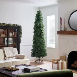 New 9 ft. Kingswood Fir Pencil Tree Pencil Slim|Unlit