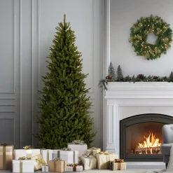 6.5 ft. Natural Fraser Fir Slim Tree Slim|Unlit