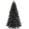 Outlet 7.5 ft. North Valley Spruce Black Tree Full|Unlit