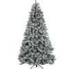Sale 7.5 ft. North Valley Spruce Tree with Snow Dusted Braches Full|Unlit