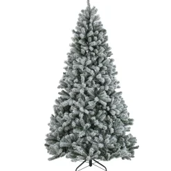 Sale 7.5 ft. North Valley Spruce Tree with Snow Dusted Braches Full|Unlit