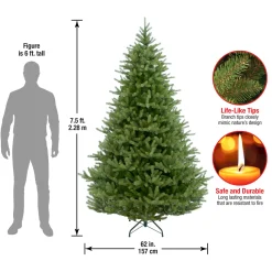 Clearance 7.5 ft. Norway Fir Tree Full|7 To 7.5 Feet