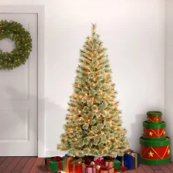 Sale 6 ft. Pre-Lit Arcadia Pine Cashmere with Clear Lights Full|Pre-Lit