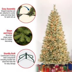 Sale 6 ft. Pre-Lit Arcadia Pine Cashmere with Clear Lights Full|Pre-Lit