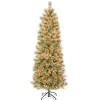Online 6 ft. Pre-Lit Arcadia Pine Cashmere Slim Tree with Clear Lights Slim|Pre-Lit