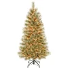 Clearance 4.5 ft. Pre-Lit Arcadia Pine Cashmere Tree with Clear Lights Full|Pre-Lit