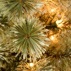 Clearance 4.5 ft. Pre-Lit Arcadia Pine Cashmere Tree with Clear Lights Full|Pre-Lit