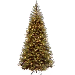 Outlet 6 ft. Pre-Lit Aspen Spruce Slim Tree with Clear Lights Slim|Pre-Lit