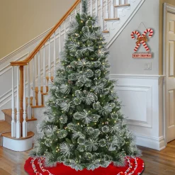Sale 7.5 ft. Pre-Lit Bryson Pine Tree with LED Lights Pre-Lit|Full