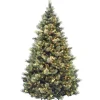 New 7.5 ft. Pre-Lit Carolina Pine Tree with 750 Clear Lights Full|Pre-Lit
