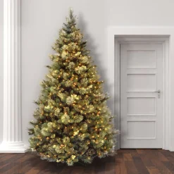 New 7.5 ft. Pre-Lit Carolina Pine Tree with 750 Clear Lights Full|Pre-Lit
