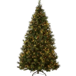 New 7.5 ft. Pre-Lit Carolina Pine Tree with 750 Clear Lights Full|Pre-Lit