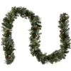Best 9 ft. Pre-Lit Carolina Pine Garland with LED Lights Pre-Lit Christmas Garlands|7-10 Feet Christmas Garlands