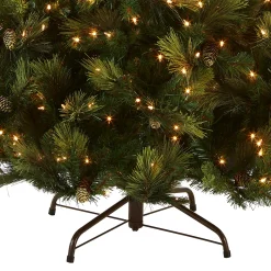 Clearance 6.5 ft. Pre-Lit Carolina Pine Tree with Clear Lights Full|Pre-Lit