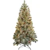 New 6 ft. Pre-Lit Cashmere Tree with Clear Lights Pre-Lit|Full