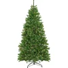 Hot 7.5 ft. Pre-Lit Chesterfield Spruce Tree with Clear Lights Full|Pre-Lit