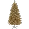 Clearance 7.5 ft. Pre-Lit Christmas Platinum Metallic Tree Full|Pre-Lit