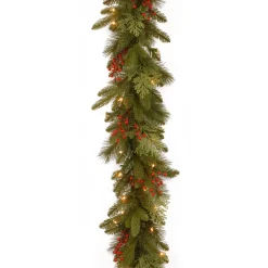 9 ft. Pre-Lit Classical Collection Garland with Clear Lights Pre-Lit Christmas Garlands|7-10 Feet Christmas Garlands