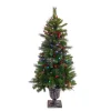 New 4 ft. Pre-Lit Crestwood Spruce Tree with Twinkly LED Lights Slim|Pre-Lit