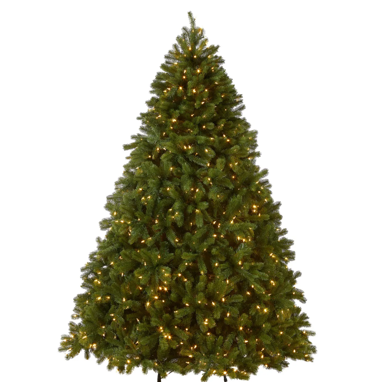 Clearance 7.5 ft. Pre-Lit Deluxe Downswept Douglas Fir Tree with PowerConnect Dual Color LED Lights Full|Pre-Lit