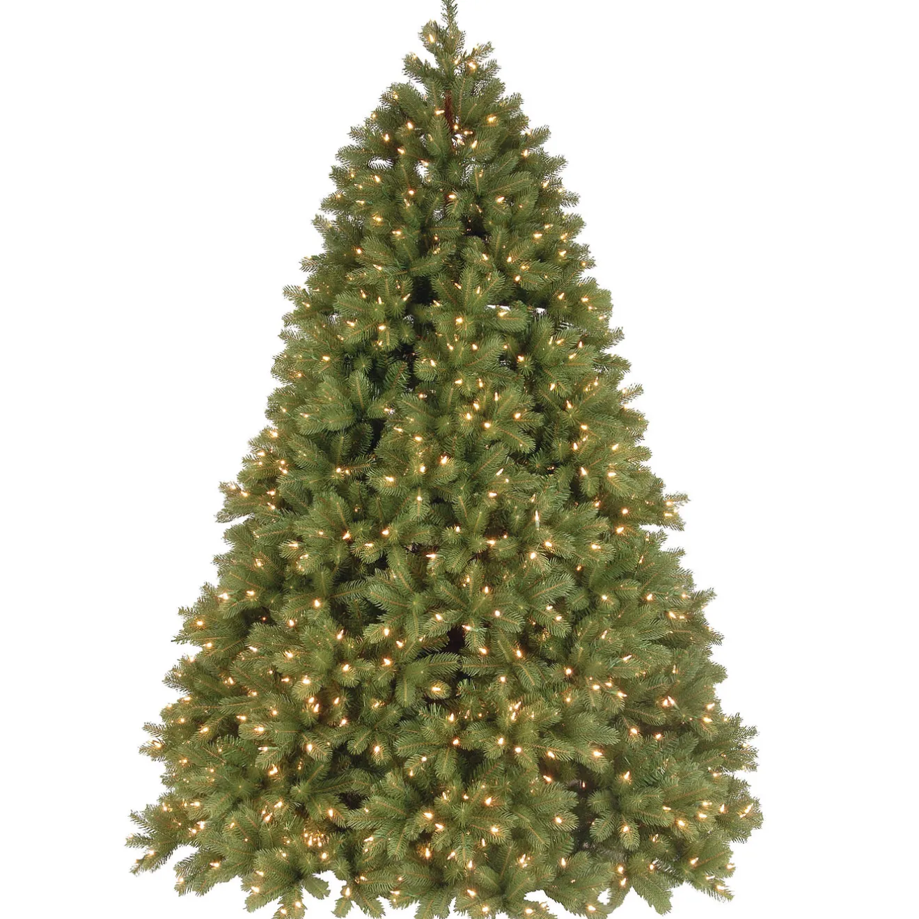 Clearance 7.5 ft. Pre-Lit Deluxe Downswept Douglas Fir Tree with PowerConnect Dual Color LED Lights Full|Pre-Lit