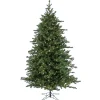 Sale 10 ft. Pre-Lit Douglas Fir Hinged Tree with Warm White LED Lights Pre-Lit|Full